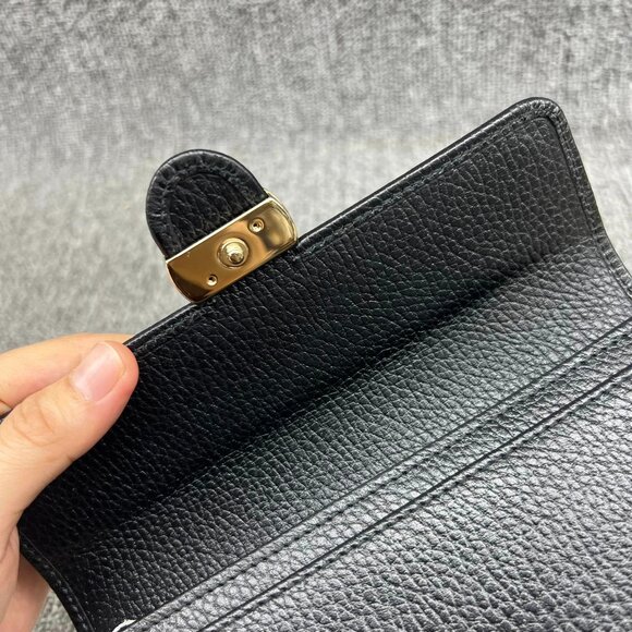 100% Authentic Gucci Soho Interlocking Leather Wallet - Picture 11 of 16